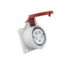 IP44 Waterproof 16A Industrial Plug Socket 5-core Exposed and Concealed Aviation JH315J