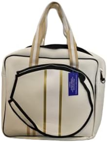 Dallas Hill Designs Tennis Bag for Women | Neoprene Tote | 3 Rackets | Applicable for Pickleball, Paddle, Squash, Racquetball, Badminton | Shoes and Gear | Ladies Purse | Multi Pockets