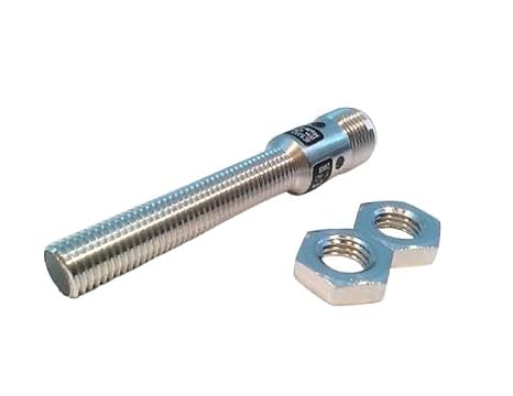 IFM IEK3002BBPKG/US-104-DPS-IE5312 10/36 VDC, 2 MM Flush Range, 250 MA, 3 Wire DC, 8 MM Diameter Metal HOUSING, INDUCTIVE Sensor, Micro DC Connector, NO Output, PNP