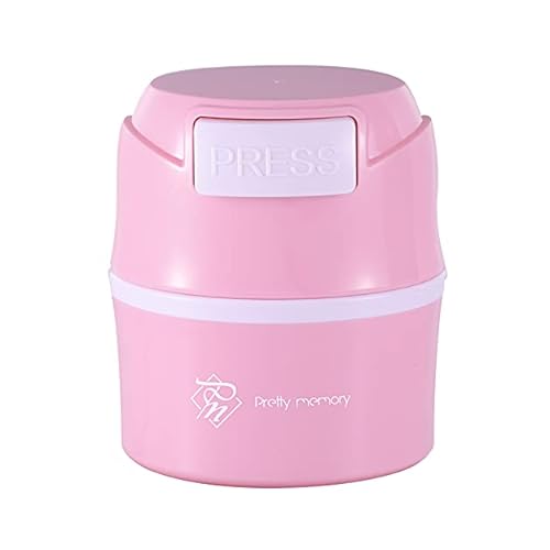 Pretty Memory Eyelash Glue Storage Container, Airtight Lash Glue Holder Sealed Adhesive Jar Stand for 3-8 Bottles, Lash Tech Supplies Must Haves Pink
