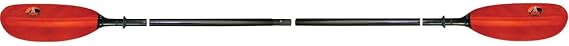 ADVANCED ELEMENTS Axis 4-Part Fiberglass Kayak Paddle, 230cm, Black/Red