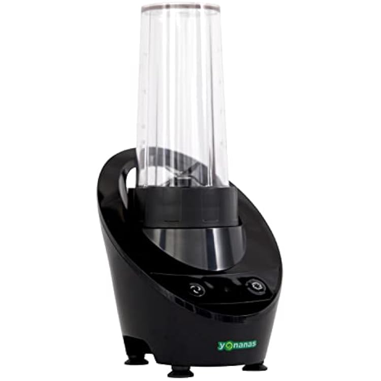 Yonanas Personal Blender with 13.5-Ounce Portable Cup and Drinking Lid for Shakes and Smoothies, BPA Free, 300-Watts, Black