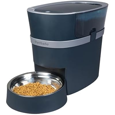 PetSafe Smart Feed, Electronic Pet Feeder for Cats & Dogs, 6L24 Cup Capacity, Programmable Mealtimes, Alexa, Apple & Android Compatible, Backup Batteries Ensure Meal Delivery During Power Outage