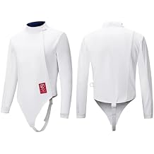 350N Fencing Jacket Top, Breathable Fencing Gear with Anti-Stab Protection, Ideal for Daily Training & Practice, Right Hand