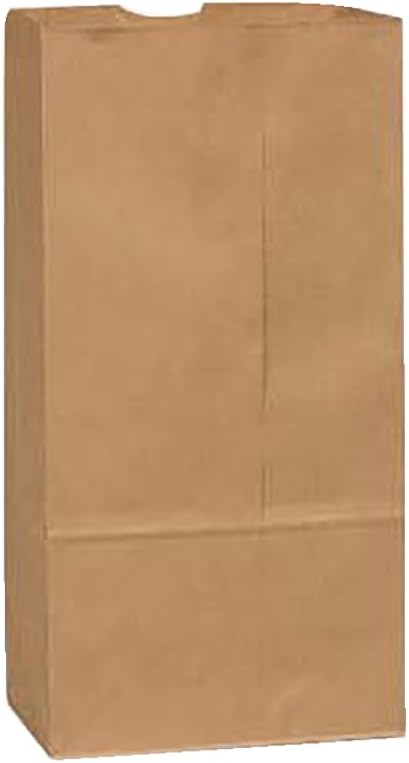 Duro 80982 12 lb. Kraft Paper Grocery Bag - 500 / CS