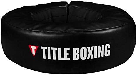 TITLE Boxing Uppercut Ring - Black Angle Punching Bag for Adults