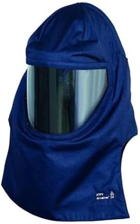 SKANWEAR Inherent Arc Flash & Flame Protective Complete Hood with Visor (CAT 4, 40cal/cm) Navy