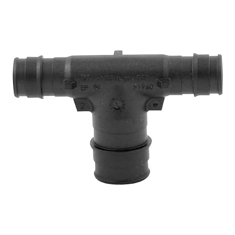 Uponor Q4757555 ProPEX EP Reducing Tee, 3/4" PEX x 1/2" PEX x 1/2" PEX Bag of 25
