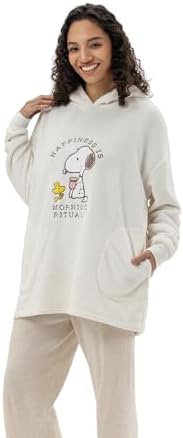 Berkshire Velvetloft Oversized Embroidered Sweatshirt - Ultra Soft Fleece Pullover for Women
