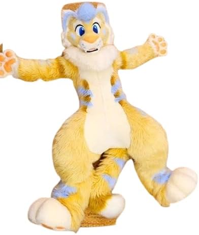Japan Kemono Cheetahs Fursuit Teen Costumes Caribou Full Furry Suit Fursona Kigurumi Digitigrade Anime