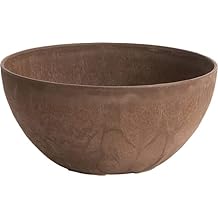 Novelty Artstone Bowl 10 Rust