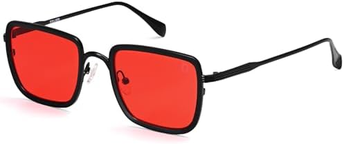 Dollger Square Polarized Sunglasses Men Metal Frame Retro Fashion Designer Steampunk Shades