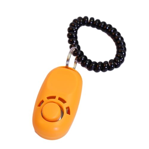 Dog Training Clicker Stretch Wrist Rope, Sound Keychain Design, Pet Trainer Tool for Behavior Training, for Dogs