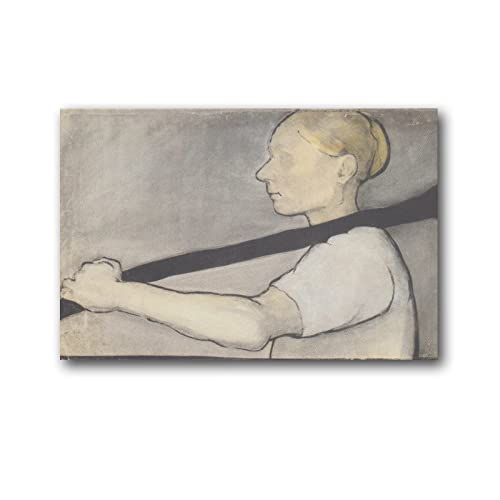 XINLI Julian Alden Weir Posters for Room Art Retro Classic Oil Painting Canvas Art Poster And Wall Art Picture Print Modern Family Bedroom Decor Posters 08x12inch20x30cm