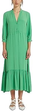 Marella Teramo Tiered Midi Dress Bright Green 6