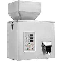 Powder Filling Machine, Automatic Particle Filling Machine with 0.2g Accuracy, 2-100g Intelligent Weighing Filling Machine for Powder, Granules & Small Parts Packaging