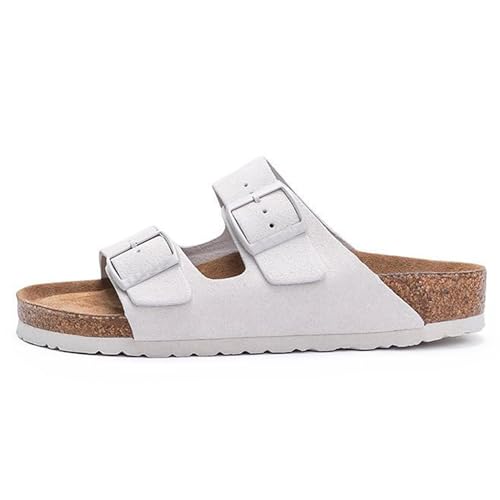 Suede Sandals Beach Essentials Womens Sandals Memory Foam Vacation Essentials Slide Footwear Summer Adjustable Sandals