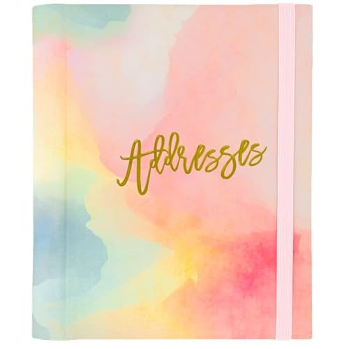 Watercolor Sunset Large Address Book Hardcover June 1, 2018