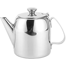 Stainless Steel Tea Kettle, 20 oz (500ml) Stovetop Teapot with Short Spout and Mirror Finish, Leak-Proof Coffee Pot and Carafe for Home, Kitchen, Hotel, Restaurant Use