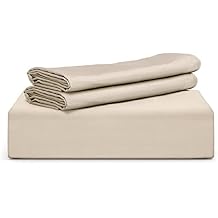 Tafts Duvet Cover King Size, 3 Piece Set, Pure 100% Viscose Derived from Bamboo, Luxuriously Soft, Silky Smooth and Cooling, 2 Pillowcases (King, Beige)