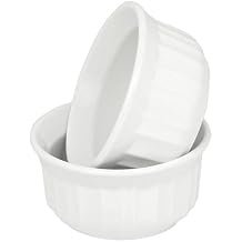 CorningWare RS4 4oz/118mL Round French White Ramekins Bowl (2-Pack)