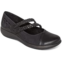 Aetrex Annie Orthopedic Slip-On Mary Jane Shoes Women - Cozy and Comfy Leather Mary Janes for Women Arch Support Insoles Perfect Addition to any Outfit