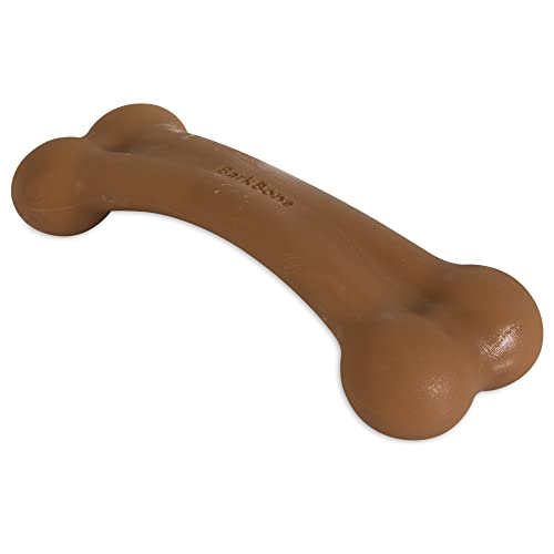 Pet Qwerks Original BarkBone - Nylon Dog Bone for Aggressive Chewers - BBQ Flavor - 6.1, Medium breed