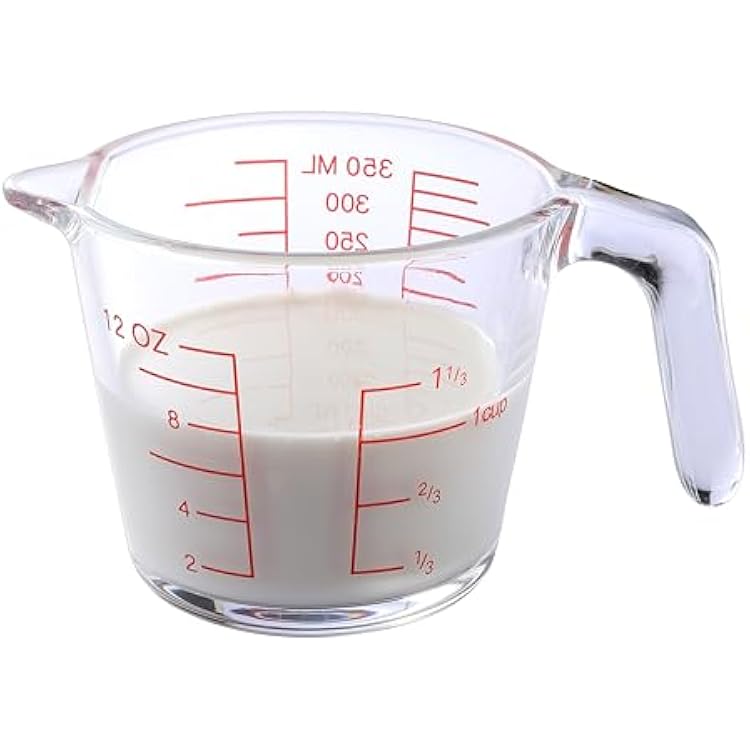 Glass Measuring Cup For Baking and Cooking, kitchen Essentials Tools