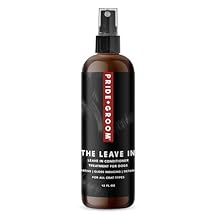 Pride and Groom The Leave in Dog Conditioner and Detangler Spray Made in USA with Clean Ingredients & Signature Scent to Nourish, Moisturize, Repair, Add Shine to All Pet Coat Types 12 fl oz