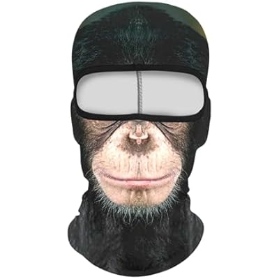Balaclava Women, Windproof Thermal UV Protector Breathable Black Ski Mask, Animal Face Cover for Skiing