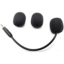 TNE Replacement Game Mic 2.5mm Microphone Boom for Turtle Beach Ear Force PX4 PX5 PX51 XP300 XP400 XP500 XP510 X4 X41 X42 500X Xbox 360 PS3 Nintendo Computer PC Gaming Headsets