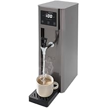10L/2.64 gal Hot Water Dispenser Commercial Water Boiler 1800W Fast Heating Step-Heating Hot Water Urn Electric Water Warmer With Inlet Pipe And Drip Tray for Coffee Tea Restaurant Office