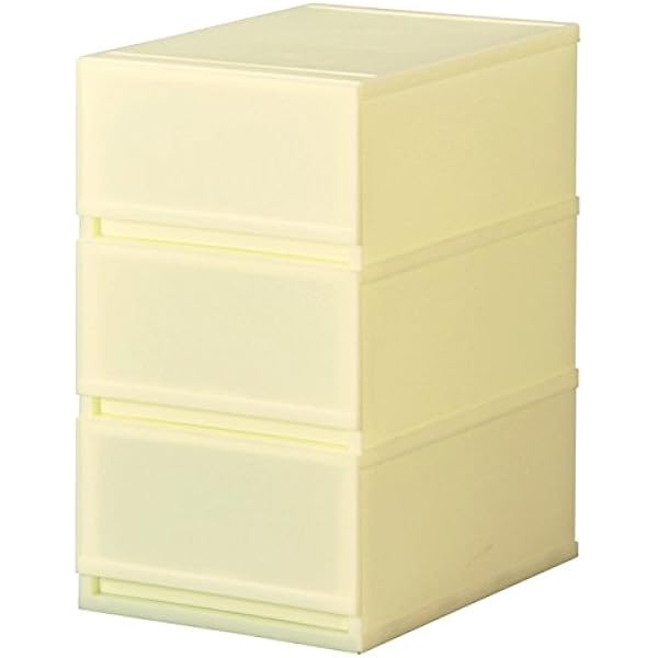 Plast Milky Storage Box 3 Stages FR Y Yellow FR3403