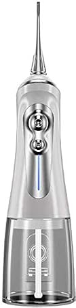 Water Flosser Professional Cordless Rechargeable Dental Oral Irrigator Ultra Water Jet for Teeth Braces Care with 6 Jet Tips 6 Modes IPX7 Waterproof 320ML Water Tank for Travel and Home Use(White)