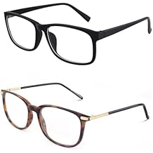 GQUEEN Fake Clear Glasses Non Prescription for Women Men UV400 Protection