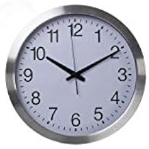PEREL Aluminium Wall Clock Diameter 40 cm
