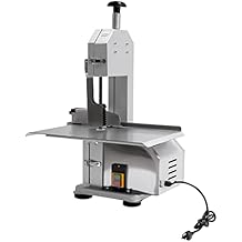 Commercial Electric Meat Bandsaw,650W Stainless Steel Countertop Bone Sawing Machine,Commercial Frozen Meat Cutting Table Bandsaw Machine
