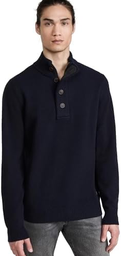 Barbour Men's Elbow Patch Button Sweater