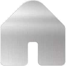 Haoguo Boat Keel Guard, Boat Bow Protector with 3M VHB Adhesive, 9.9''*9.9'', 316 Stainless Steel, Professional Shape Design, Essential for Ships or Yachts