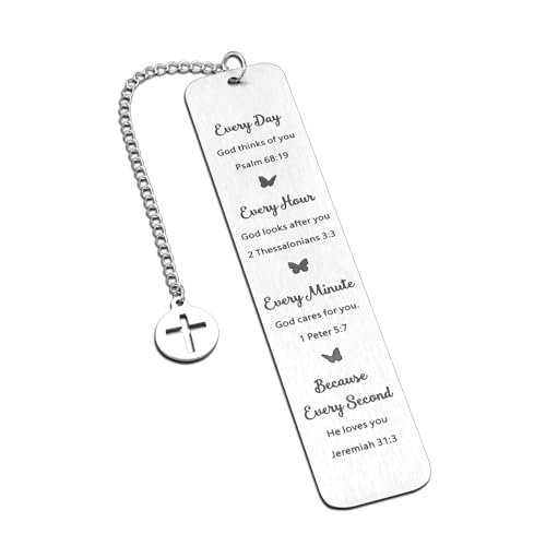 Easter Basket Stuffers for Girls Boys Confirmation First Communion Gifts for Teens Girls Boys Baptism Gifts for Girls School Classroom Bible Bookmarks for Girl Men Religious Christian Gift for Women