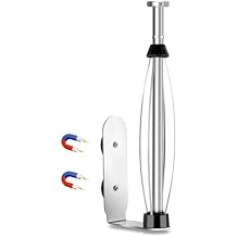Magnetic Paper Towel Holder for Fridge, One Hand Paper Towel Holder with Damping Effect Toilet Paper Roll Holder, Magnet Towel Rack Wall Mount, Organizer for Kitchen Refrigerator Grill Garage(Silver)