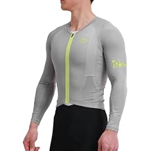 INBIKE Cycling Jersey Men Long Sleeve - Breathable Cycling Jersey, with Reflective Zipper&Logo for Road Biking Riding