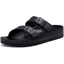 KIDMI Women's Comfortable EVA Sandals with Medium Arch Support, Adjustable Buckle Summer Beach Slide Sandal