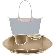 Lckaey tote Organizer Insert for longchamp organizer insert le pliage purse insert small bag organizer handbag 1032beige-S