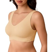 SHARICCA Posture Bras for Women - S-3XL Wireless Seamless Bra No Underwire - Back Smothing Support Padded Bralette Bralette
