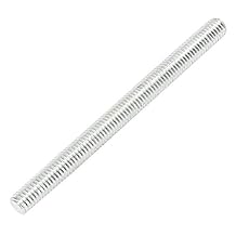 10Pcs M8 Threaded Rod Bar, Aluminum Alloy Studding Threaded Bar Rod, M8*100mm Threaded Bar Rod, for Woodworking 30/45 Sliding Slot