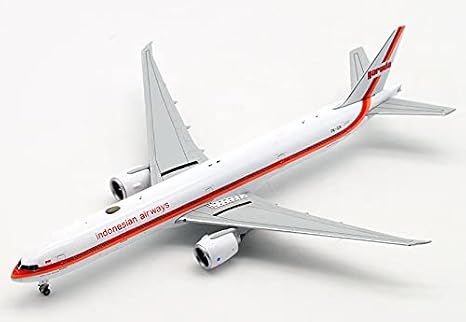for JCWings for Garuda Indonesian B777-300ER PK-GIK Flaps Down 1/400 Plane Model