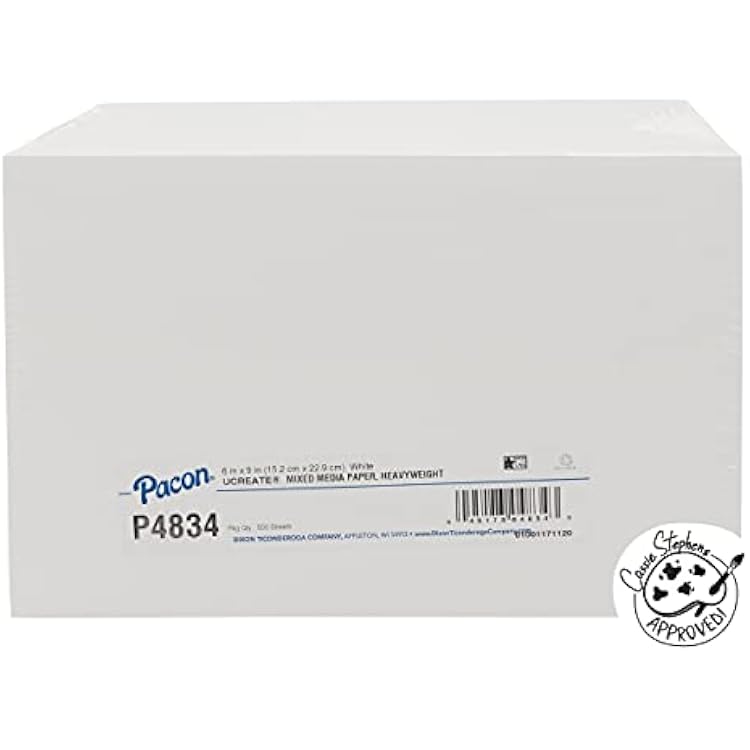 UCreate Mixed Media Art Paper, Heavyweight, 6 x 9, 500 Sheets