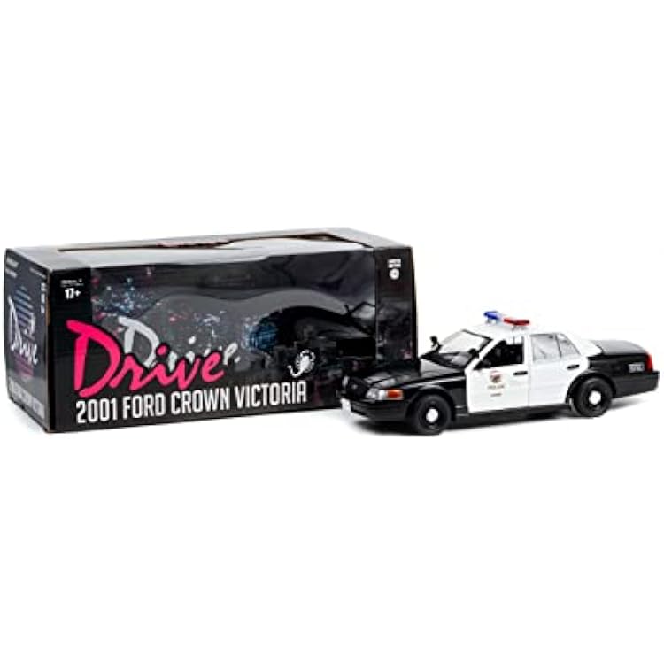 GreenLight 1:24 Drive 2011 - 2001 Ford Crown Victoria Police Interceptor - Los Angeles Police Department LAPD 84143 [Shipping from Canada]