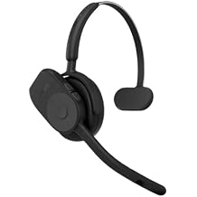 Jabra Perform 75 Push-to-Talk (PTT) Bluetooth Wireless Headset with Over-Head or Behind-Neck Style, Ultra Noise-Cancelling, UC Cellular or Wireless Push-to-Talk, and Face2Face Mode, IP65-Rated, Black